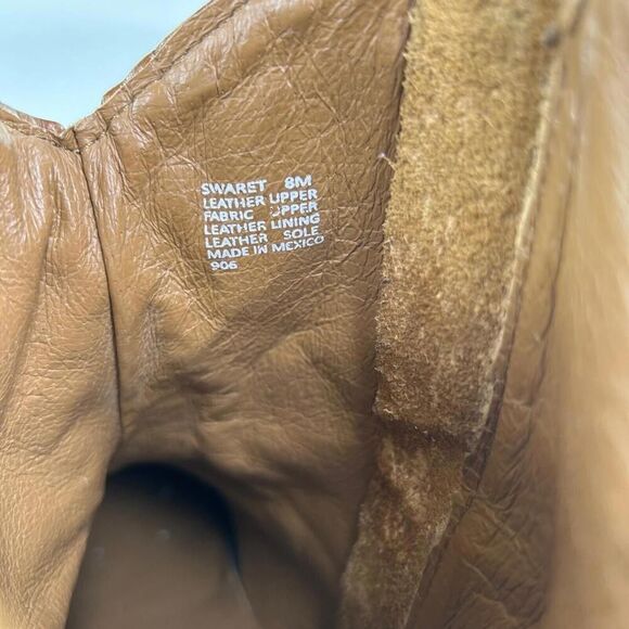 Steve Madden Swaret Ankle Boots IS 8 M Womens Brown Leather Aztec Western Boot - Picture 10 of 10